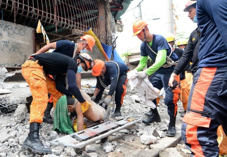 Equipes de resgate foram mobilizadas nas Filipinas ap&oacute;s terremoto