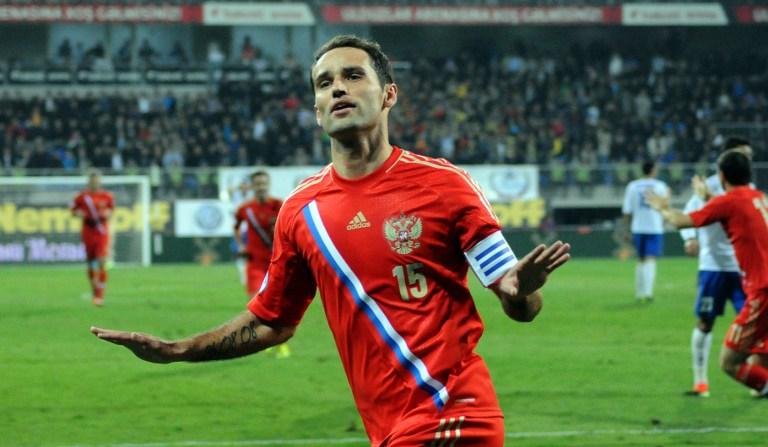 Shirokov marcou no empate da R&uacute;ssia