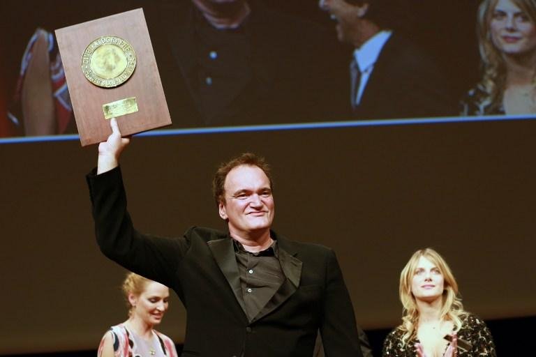 Quentin Tarantino recebeu o Pr&ecirc;mio Lumi&egrave;re 2013
