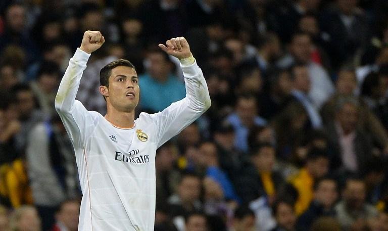Cristiano Ronaldo marcou duas vezes para o Real