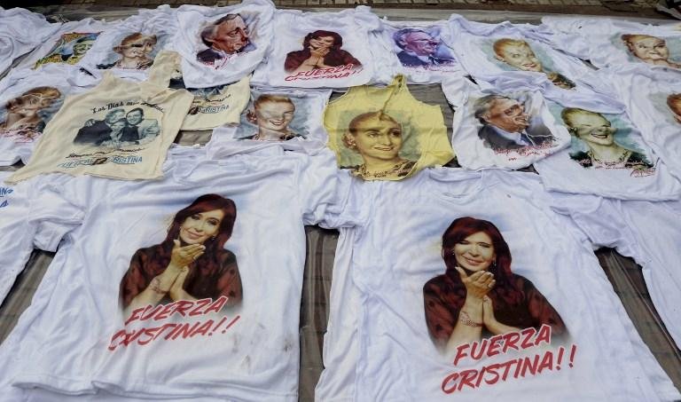 Camisetas homenageiam Cristina Kirchner