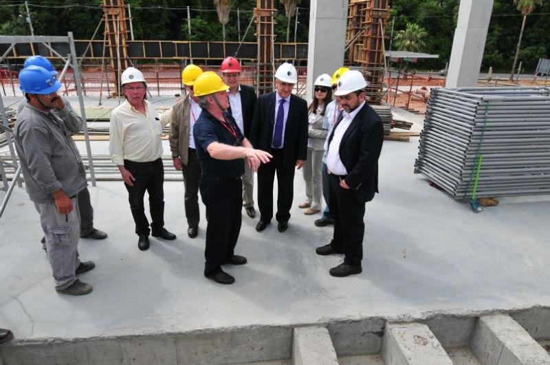 Obra foi vistoriada nesta sexta