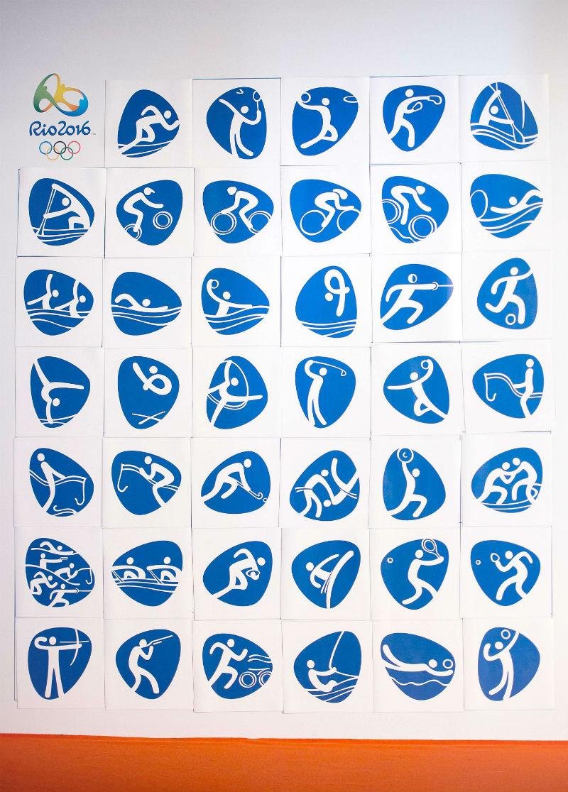 Comit&ecirc; revela pictogramas das modalidades esportivas dos Jogos de 2016