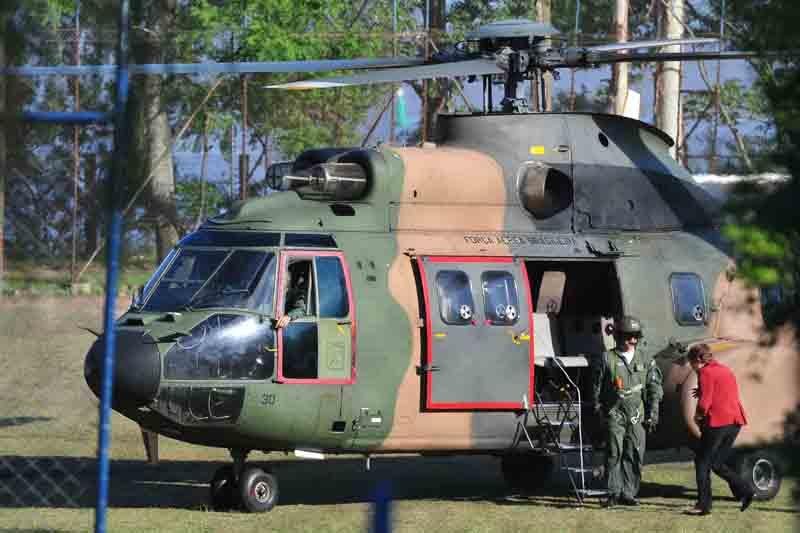 Dilma embarcou em helic&oacute;ptero