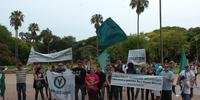Partido Verde realiza ato e pede libertação de ativista gaúcha