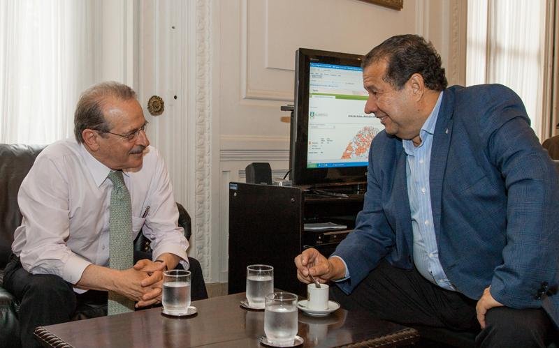 Governador se encontrou com o presidente nacional do partida, Carlos Lupi