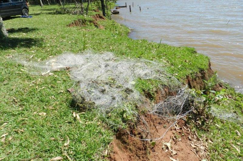 Homem teria ficado preso na rede de pesca