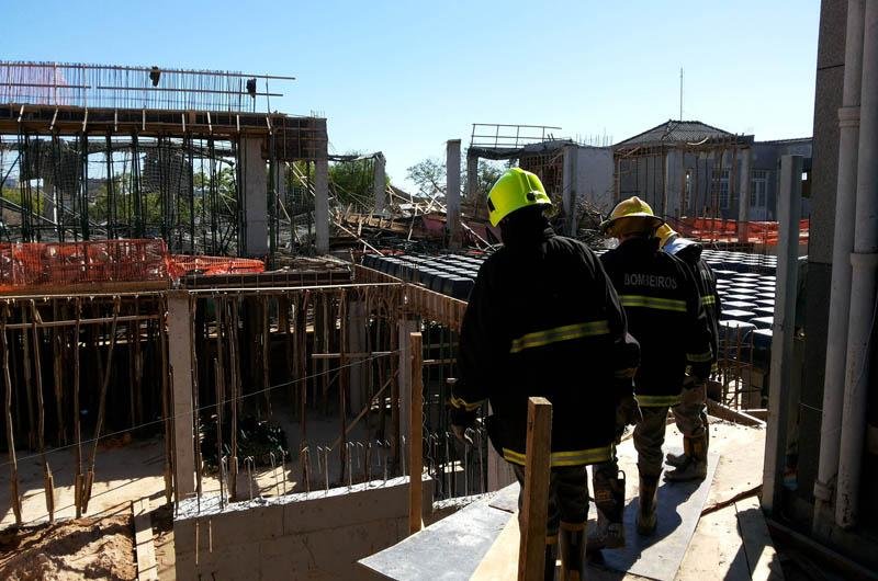Homens trabalhavam na constru&ccedil;&atilde;o da Unipampa