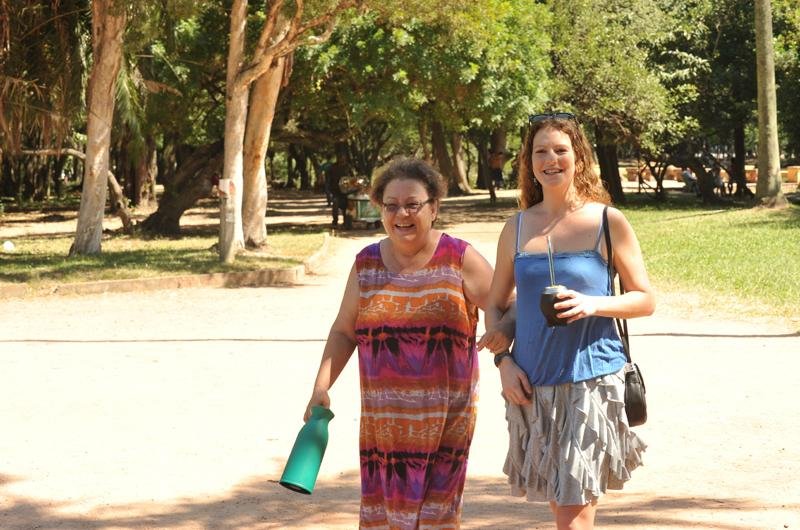 De volta a Porto Alegre, bi&oacute;loga aproveita os momentos junto com a fam&iacute;lia