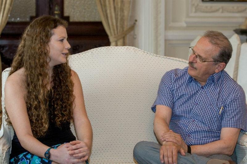 Governador Tarso Genro recebeu ativista Ana Paula do Greenpeace
