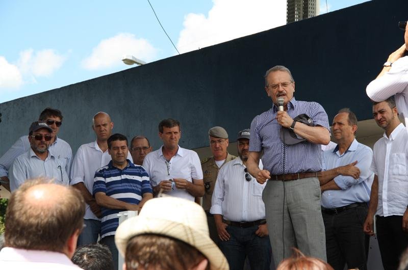 Governador participou de ato na BR 386, entre Carazinho e Sarandi