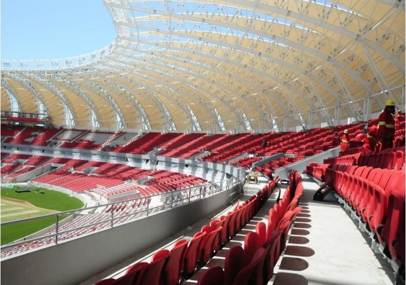 Vistoria do est&aacute;dio inicia nesta quinta