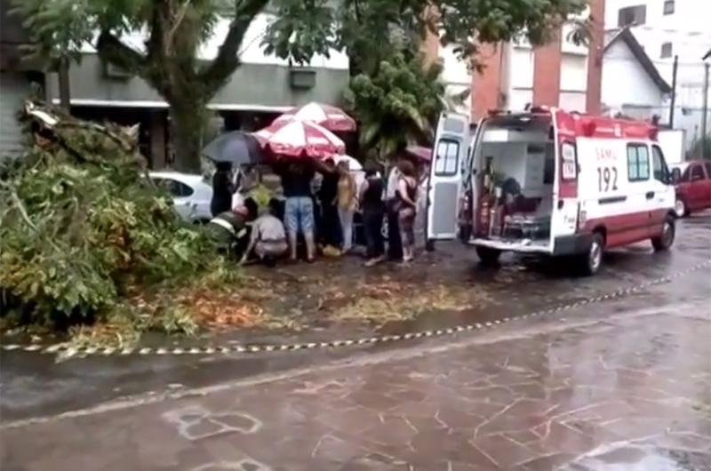 V&iacute;tima foi socorrida pelo Samu e encaminhada para o Hospital de Pronto Socorro