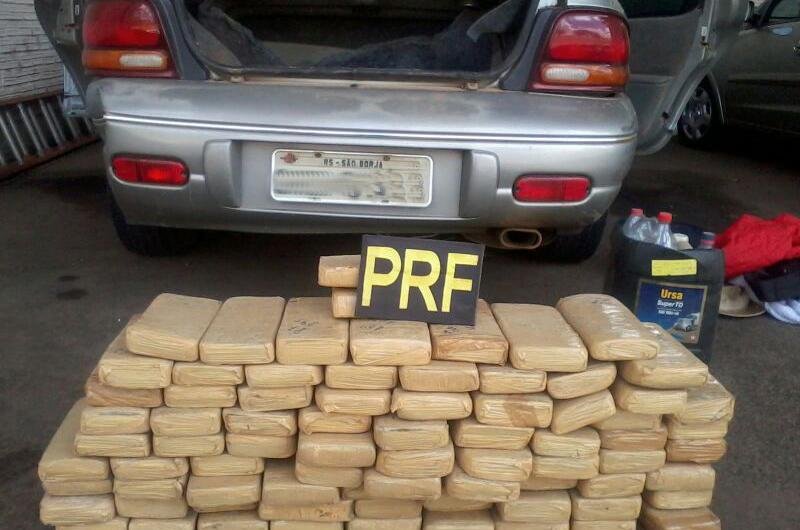 Pol&iacute;cia apreende 60 kg de maconha em Santana do Livramento