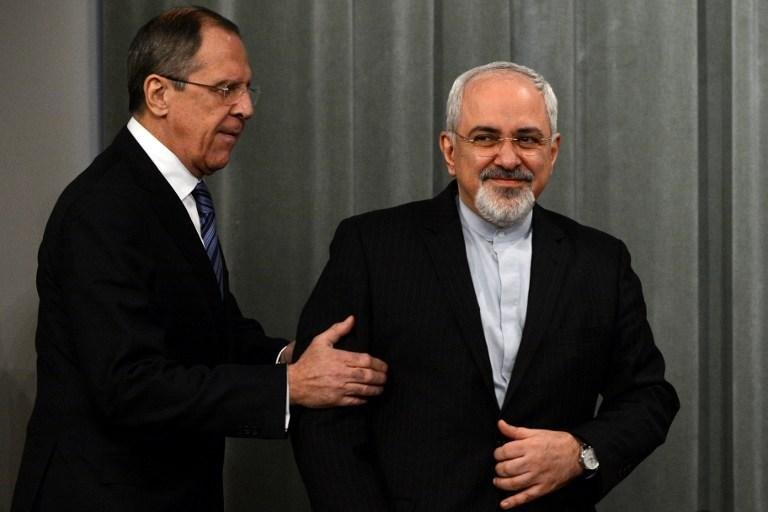 Russo Serguei Lavrov recepciona iraniano Mohammad Javad Zarif