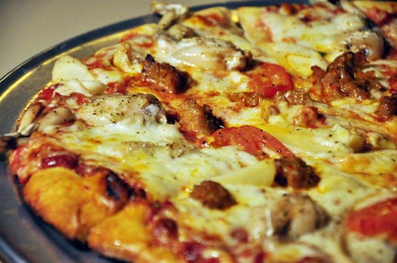 Pizza teria gosto de frango mas seria mais dif&iacute;cil de mastigar 