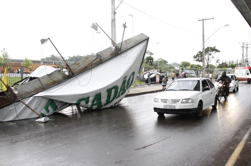 Segundo a prefeitura, temporal assolou a cidade do Vale do Sinos