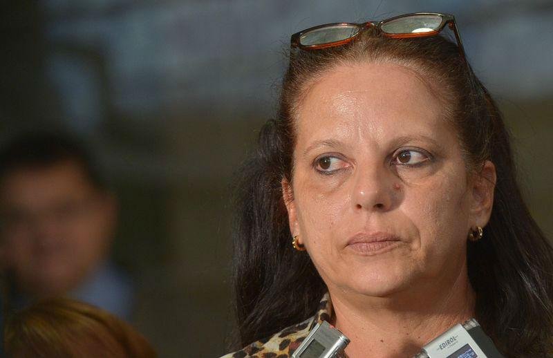 A m&eacute;dica cubana Ramona Matos Rodriguez fala a imprensa