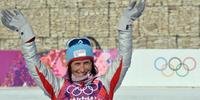 Norueguesa faz história ao conquistar o ouro no cross country em Sochi