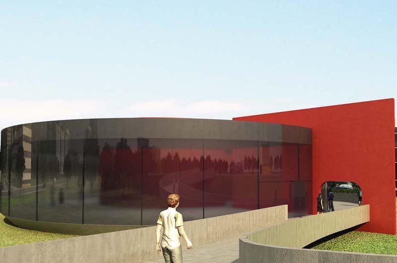 Maquete mostra o projeto desenhado e doado por Niemeyer em 2008