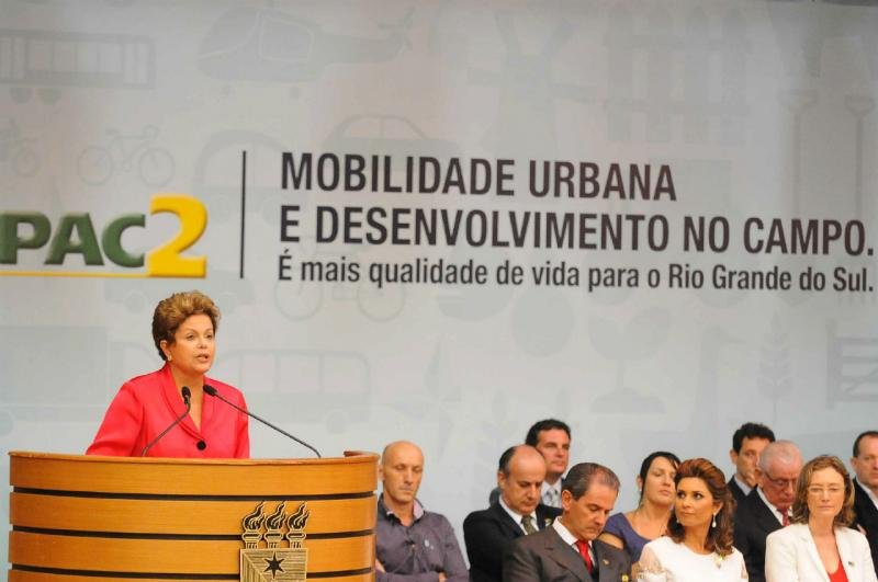 Dilma liberou verbas para mobilidade urbana