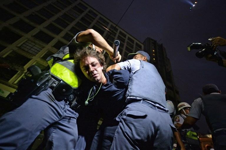 Protesto em S&atilde;o Paulo terminou com n&uacute;mero recorde de detidos