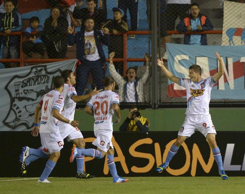 Arsenal assumiu o segundo lugar no Grupo 8 da Libertadores