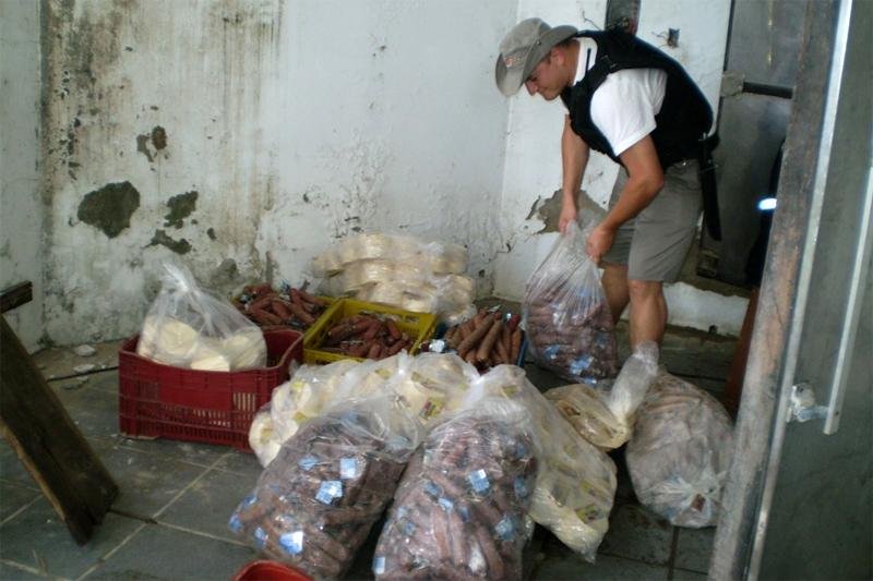 Mais de uma tonelada de alimentos &eacute; apreendida no Litoral Norte