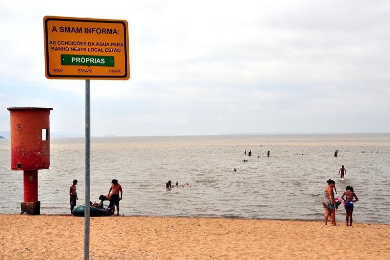 Praias do Lami e Bel&eacute;m Novo est&atilde;o pr&oacute;prias para banho no Carnaval