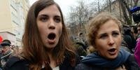 Integrantes do Pussy Riot foram atacadas com spray de pimenta na Rússia