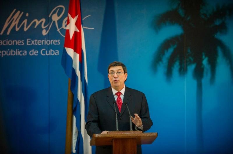 Chanceler cubano Bruno Rodr&iacute;guez informa que o pa&iacute;s est&aacute; disposo a negociar 