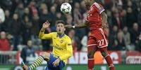 Bayern joga mal, mas avança após empate com o Arsenal
