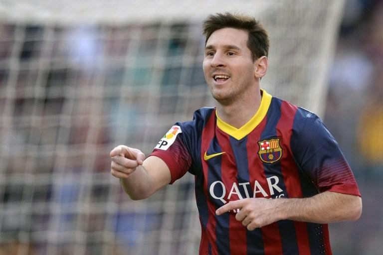 Messi atingiu a marca de 371 gols com a camisa do clube catal&atilde;o