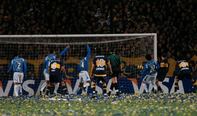 &Uacute;ltimo jogo do Gr&ecirc;mio na Argentina foi na final de 2007