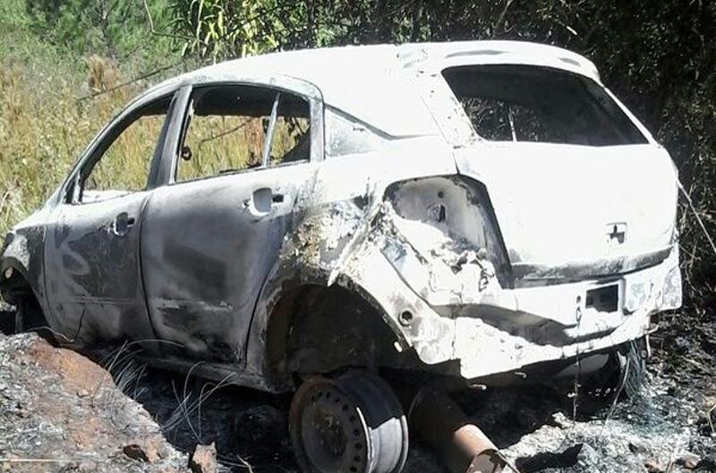 Carro foi localizado incendiado pela BM em Porto Lucena, distante 30 quil&ocirc;metros de Campina das Miss&otilde;es