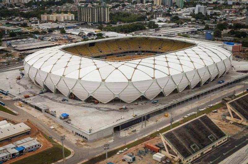 Comitiva avaliou planejamento operacional do est&aacute;dio da Copa em Manaus