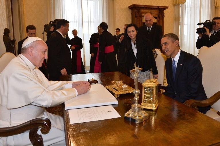 Papa Francisco recebe Obama no Vaticano
