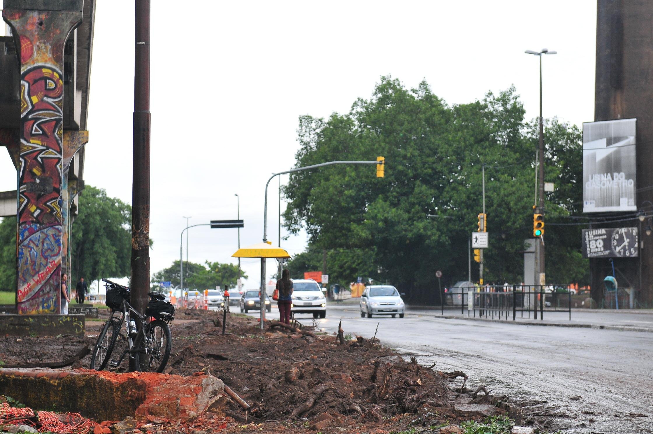 Prefeitura corta oito &aacute;rvores para duplicar avenida Beira-Rio 