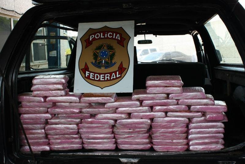 No decorrer da investiga&ccedil;&atilde;o a PF apreendeu 1,2 tonelada de drogas