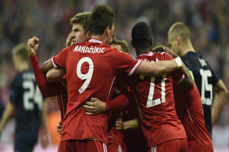 Bayern venceu o Manchester United, de virada, por 3 a 1