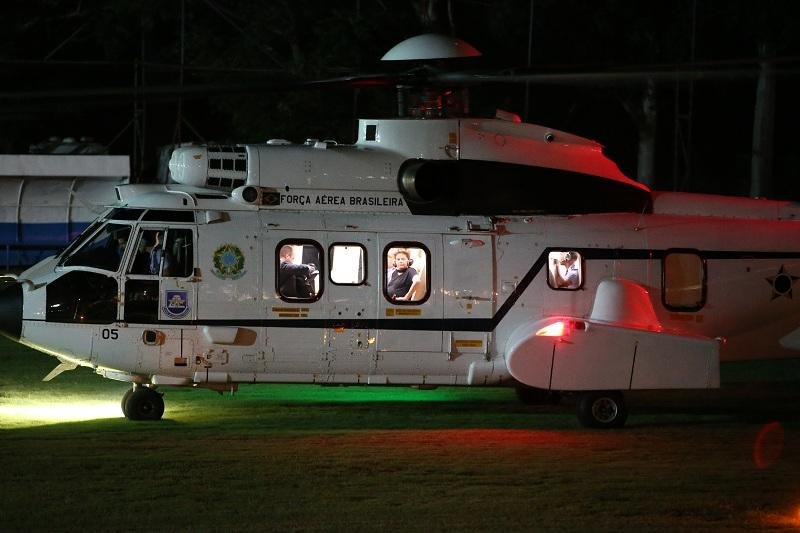 Dilma desembarcou no Estado na noite desta quinta-feira