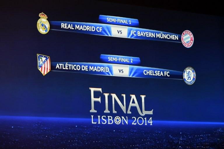 Uefa define semifinais da Liga dos Campe&otilde;es 