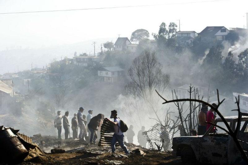 Inc&ecirc;ndio causou 11 mortes no Chile