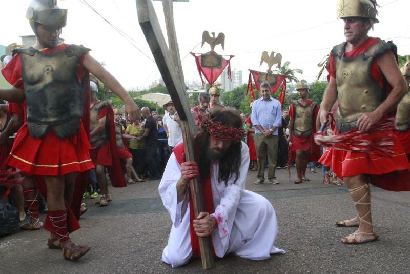 Encena&ccedil;&atilde;o dos momentos finais de Cristo teve sua 55&ordf; edi&ccedil;&atilde;o em Porto Alegre