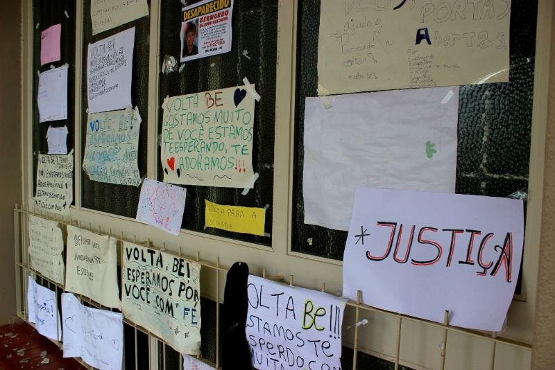 Alunos do estabelecimento de ensino disseram que Bernardo era muito carinhoso e que &acute;&acute;gostava de dar e receber abra&ccedil;os&acute;&acute;