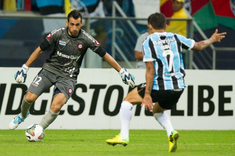 Dudu marcou o gol do Gr&ecirc;mio