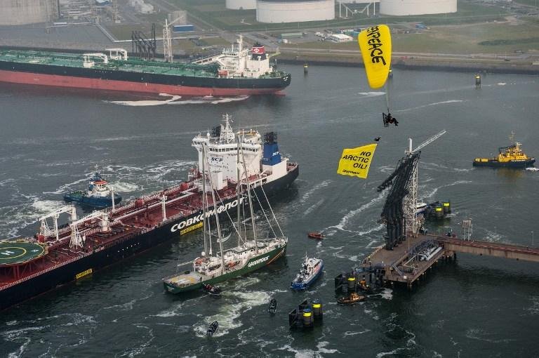 Barco Rainbow Warrior &eacute; o mesmo que no ano passado foi apreendido pelas autoridades russas