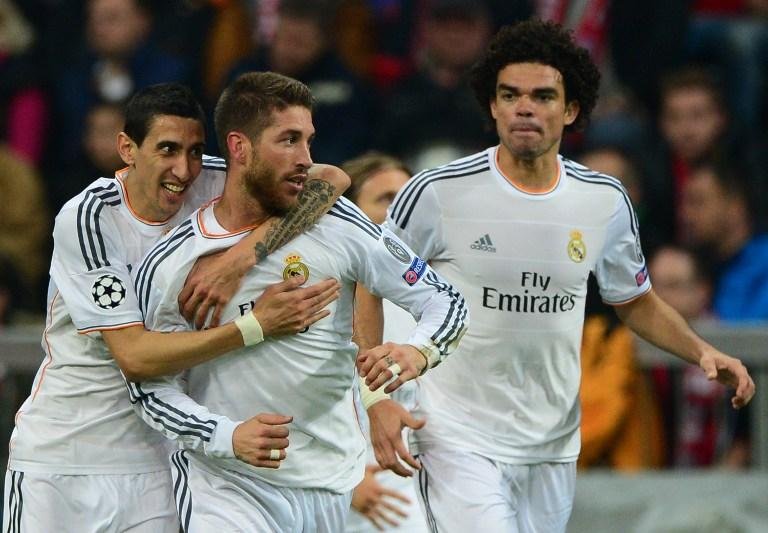 Pepe (&agrave; direita) e Di Mar&iacute;a (&agrave; esquerda) se lesionam em jogo do Real Madrid