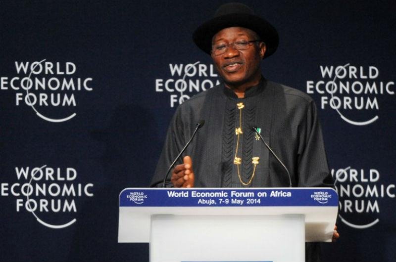 Goodluck Jonathan se pronunciou durante em sess&atilde;o plen&aacute;ria do F&oacute;rum Econ&ocirc;mico para a &Aacute;frica