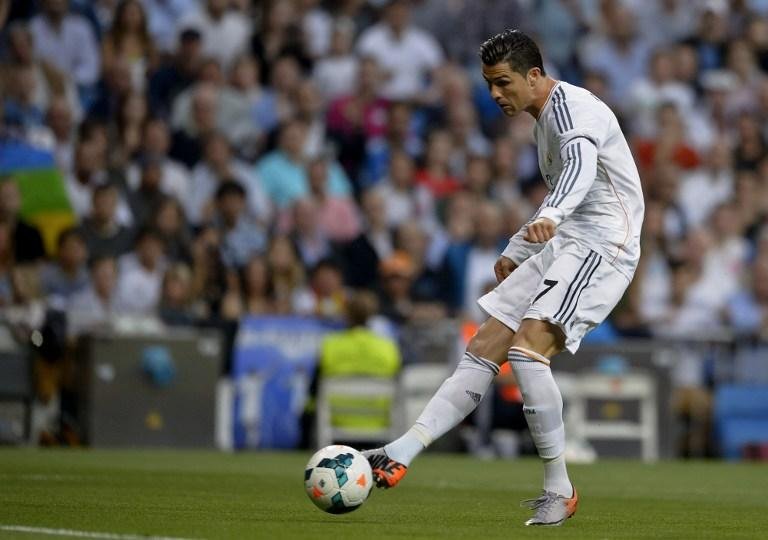 Cristiano Ronaldo atualmente joga pelo Real Madrid 
